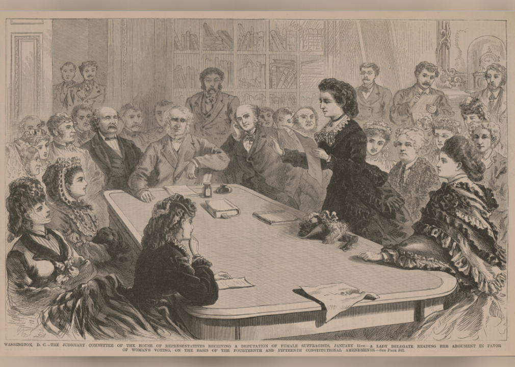 1872: First presidential run by a woman